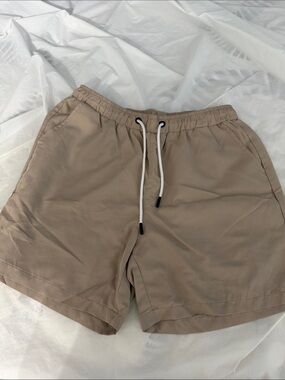NFINITY Tan Men's Drawstring Shorts